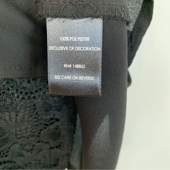 Torrid Black Sheer Strappy Tank Top Size 1X/14-16 NWT - Picture 6 of 8